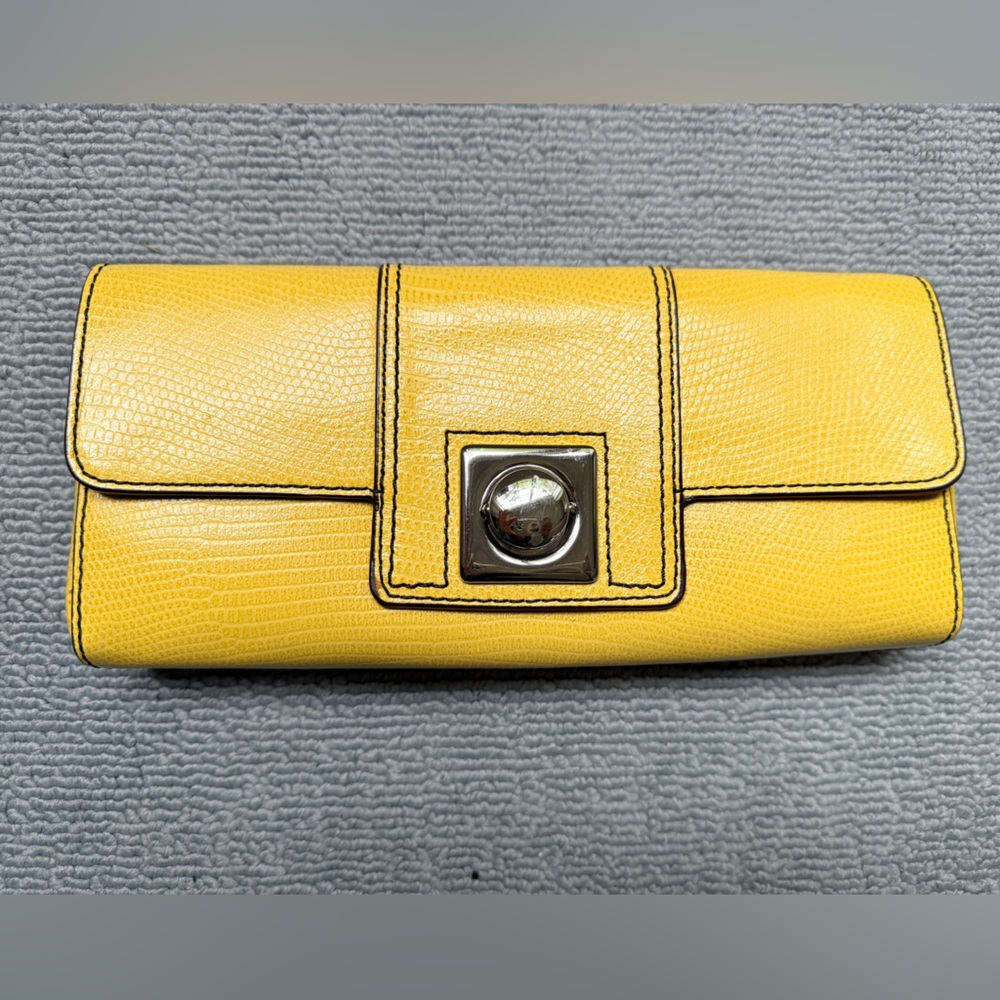 Banana Republic Yellow Clutch